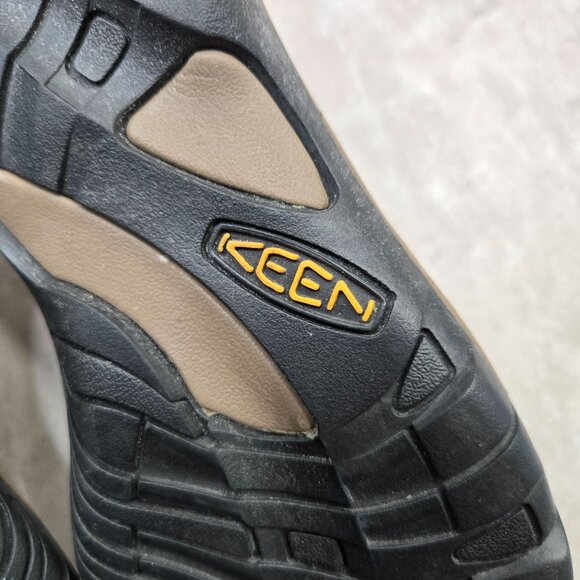 Keen Hiking Shoes Brown Leather Size 7 Outdoor Comfort Trail Lace Up Sneakers - Picture 10 of 13